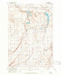 Download a high-resolution, GPS-compatible USGS topo map for Mesa, WA (1966 edition)
