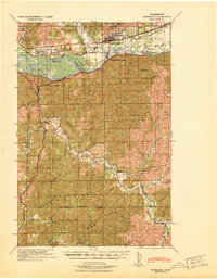 1940 Map of Montesano
