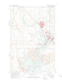 Download a high-resolution, GPS-compatible USGS topo map for Moses Lake, WA (1975 edition)