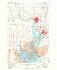 Download a high-resolution, GPS-compatible USGS topo map for Moses Lake, WA (1966 edition)