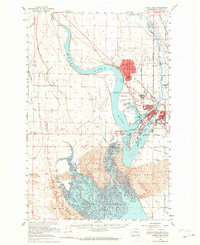 Download a high-resolution, GPS-compatible USGS topo map for Moses Lake, WA (1964 edition)