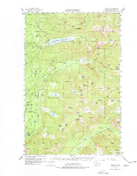 Download a high-resolution, GPS-compatible USGS topo map for Mount Si, WA (1976 edition)