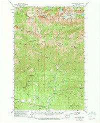preview thumbnail of historical topo map of Kittitas County, WA in 1961