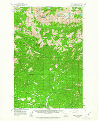 preview thumbnail of historical topo map of Kittitas County, WA in 1961