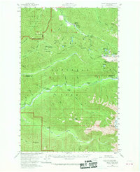 Download a high-resolution, GPS-compatible USGS topo map for Mount Tom, WA (1970 edition)