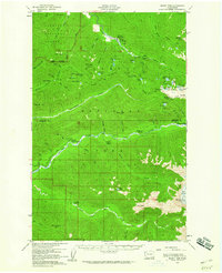 Download a high-resolution, GPS-compatible USGS topo map for Mount Tom, WA (1960 edition)