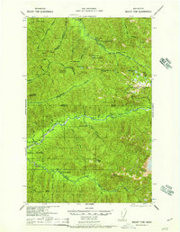 Download a high-resolution, GPS-compatible USGS topo map for Mount Tom, WA (1957 edition)
