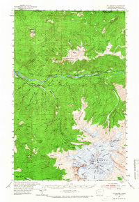 Download a high-resolution, GPS-compatible USGS topo map for Mt Baker, WA (1968 edition)