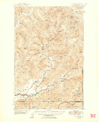 Download a high-resolution, GPS-compatible USGS topo map for Mt Christie, WA (1950 edition)