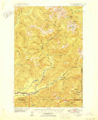 preview thumbnail of historical topo map of Jefferson County, WA in 1950