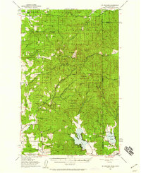Download a high-resolution, GPS-compatible USGS topo map for Mt Spokane, WA (1959 edition)