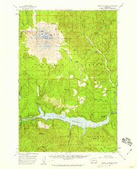 preview thumbnail of historical topo map of Skamania County, WA in 1958
