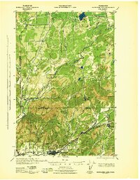 1943 Map of Nahwatzel Lake