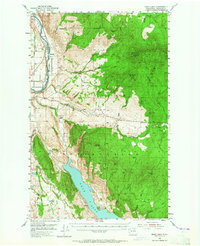 Download a high-resolution, GPS-compatible USGS topo map for Omak Lake, WA (1965 edition)