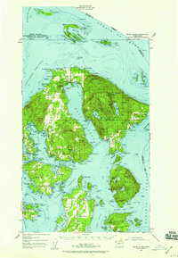 preview thumbnail of historical topo map of San Juan County, WA in 1957