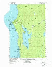 Download a high-resolution, GPS-compatible USGS topo map for Ozette Lake, WA (1978 edition)