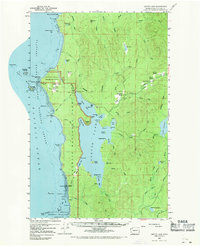 Download a high-resolution, GPS-compatible USGS topo map for Ozette Lake, WA (1971 edition)
