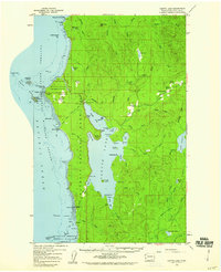 preview thumbnail of historical topo map of Clallam County, WA in 1956