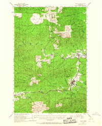 Download a high-resolution, GPS-compatible USGS topo map for Pe Ell, WA (1967 edition)