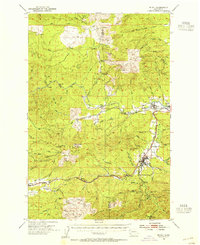 Download a high-resolution, GPS-compatible USGS topo map for Pe Ell, WA (1955 edition)