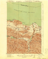 1919 Map of Port Crescent, 1941 Print