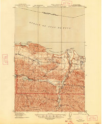 1919 Map of Port Crescent, 1947 Print
