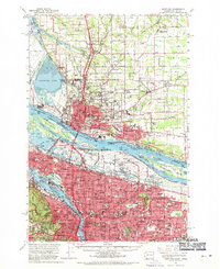 Download a high-resolution, GPS-compatible USGS topo map for Portland, WA (1970 edition)