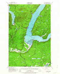 preview thumbnail of historical topo map of Mason County, WA in 1952