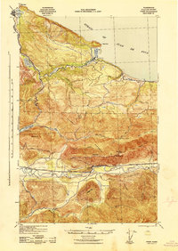 Download a high-resolution, GPS-compatible USGS topo map for Pysht, WA (1942 edition)