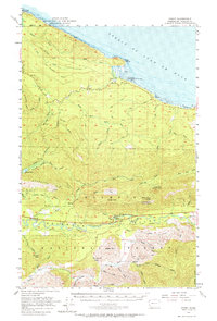 Download a high-resolution, GPS-compatible USGS topo map for Pysht, WA (1964 edition)