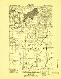 1921 Map of Quinault Lake