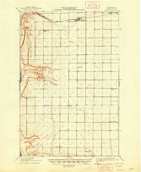 1910 Map of Quincy, 1948 Print