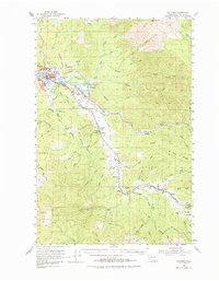 Download a high-resolution, GPS-compatible USGS topo map for Raymond, WA (1985 edition)