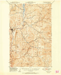 preview thumbnail of historical topo map of Republic, WA in 1951