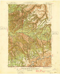 1946 Map of Saddle Butte