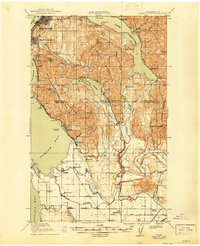 preview thumbnail of historical topo map of Skagit County, WA in 1918