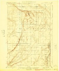 preview thumbnail of historical topo map of Franklin County, WA in 1925