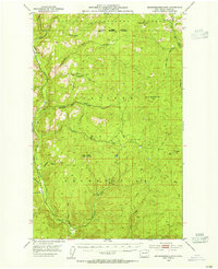Download a high-resolution, GPS-compatible USGS topo map for Seventeenmile Mtn, WA (1955 edition)