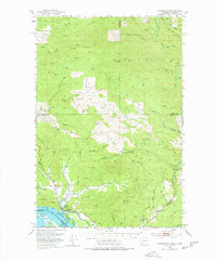 preview thumbnail of historical topo map of Wahkiakum County, WA in 1953