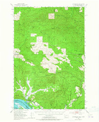 preview thumbnail of historical topo map of Wahkiakum County, WA in 1953