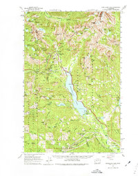 Download a high-resolution, GPS-compatible USGS topo map for Snoqualmie Pass, WA (1974 edition)