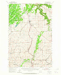 Download a high-resolution, GPS-compatible USGS topo map for Spangle, WA (1965 edition)