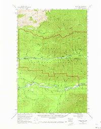 Download a high-resolution, GPS-compatible USGS topo map for Spruce Mtn, WA (1973 edition)
