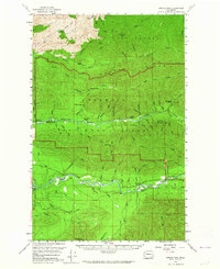 Download a high-resolution, GPS-compatible USGS topo map for Spruce Mtn, WA (1964 edition)