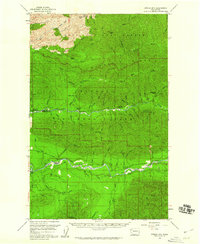 Download a high-resolution, GPS-compatible USGS topo map for Spruce Mtn, WA (1960 edition)