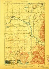 1908 Map of Whatcom County, WA
