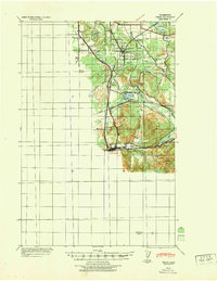 1940 Map of Tenino, WA