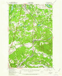 1949 Map of Tenino, WA, 1962 Print
