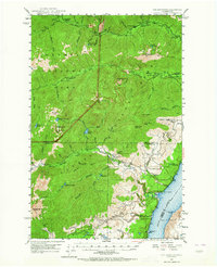 Download a high-resolution, GPS-compatible USGS topo map for The Brothers, WA (1964 edition)