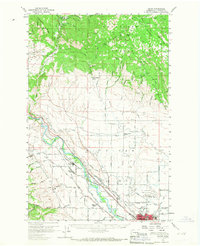 Download a high-resolution, GPS-compatible USGS topo map for Thorp, WA (1966 edition)